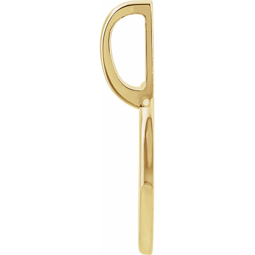Engravable Heart Charm/Pendant in 14k yellow gold