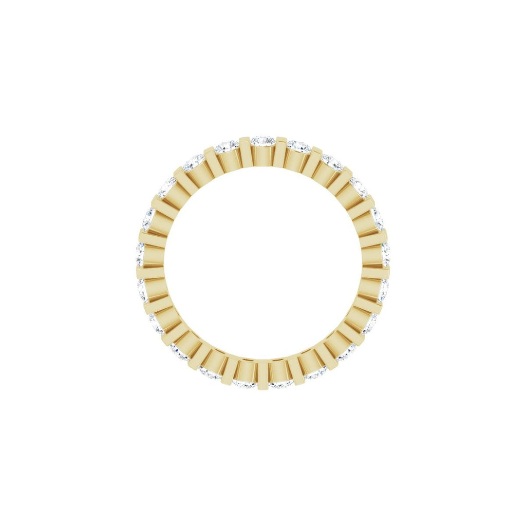 1 1/4 CTW Natural Diamond Eternity Band in 14k yellow gold