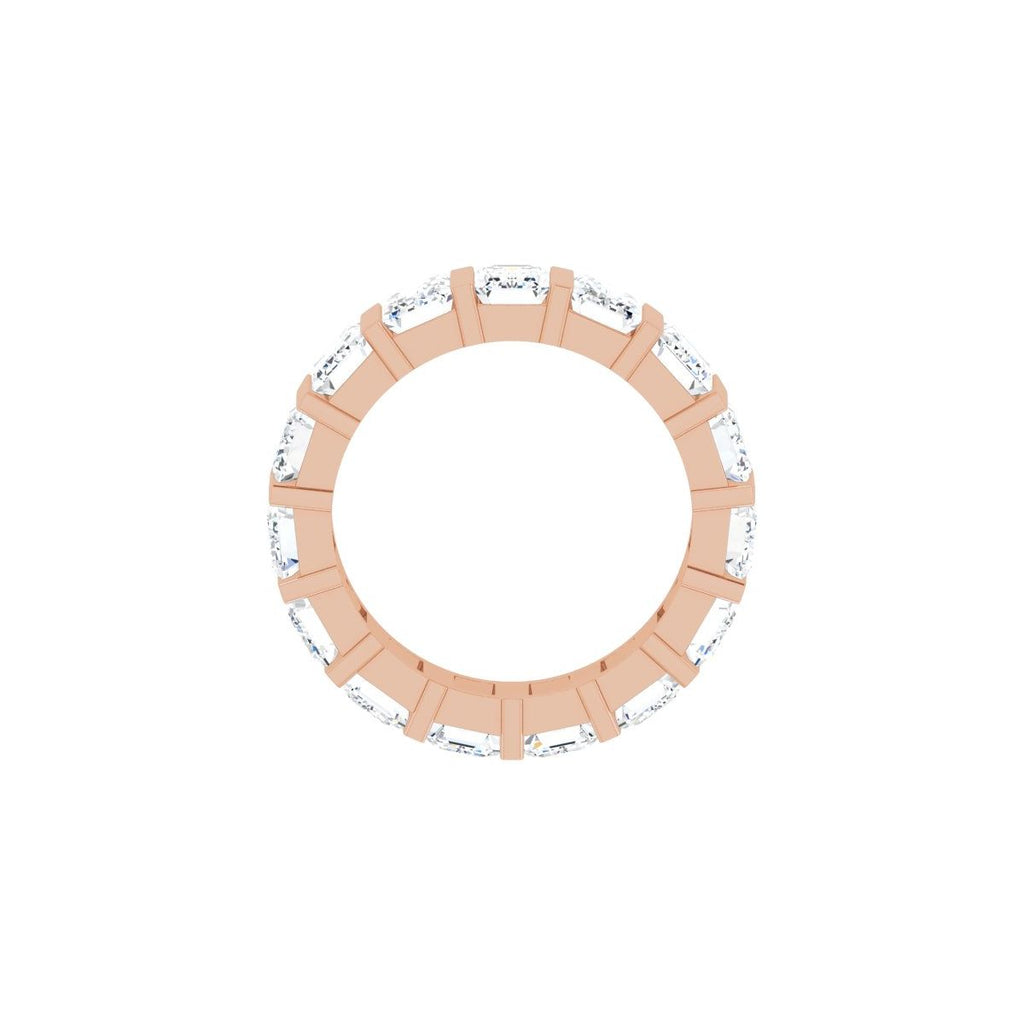9 CTW Lab-Grown Diamond Eternity Band in 14k rose gold