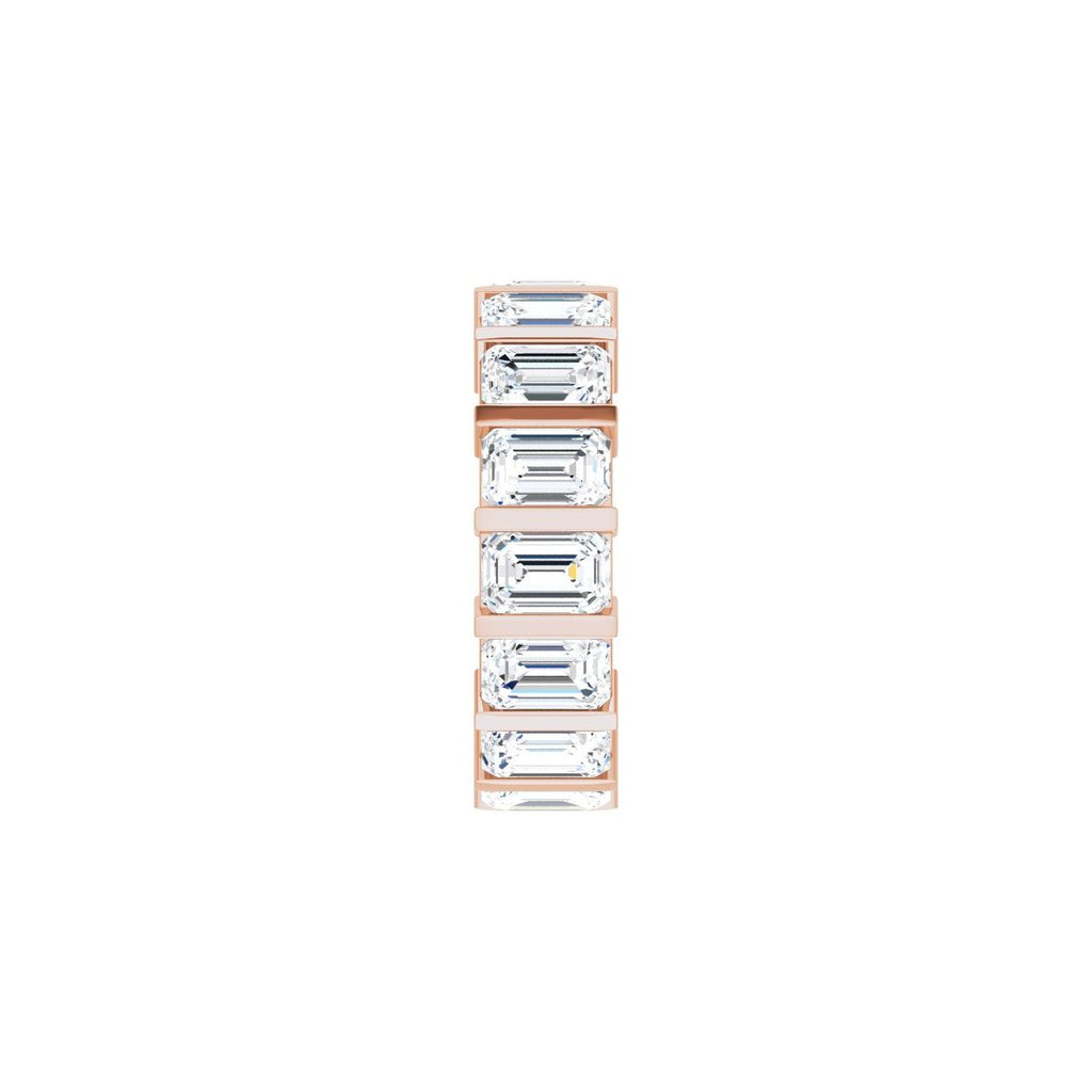 9 CTW Lab-Grown Diamond Eternity Band in 14k rose gold