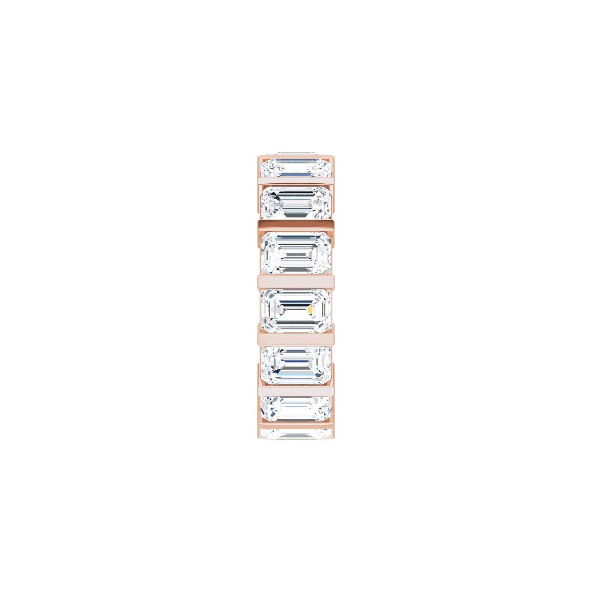9 CTW Lab-Grown Diamond Eternity Band in 14k rose gold