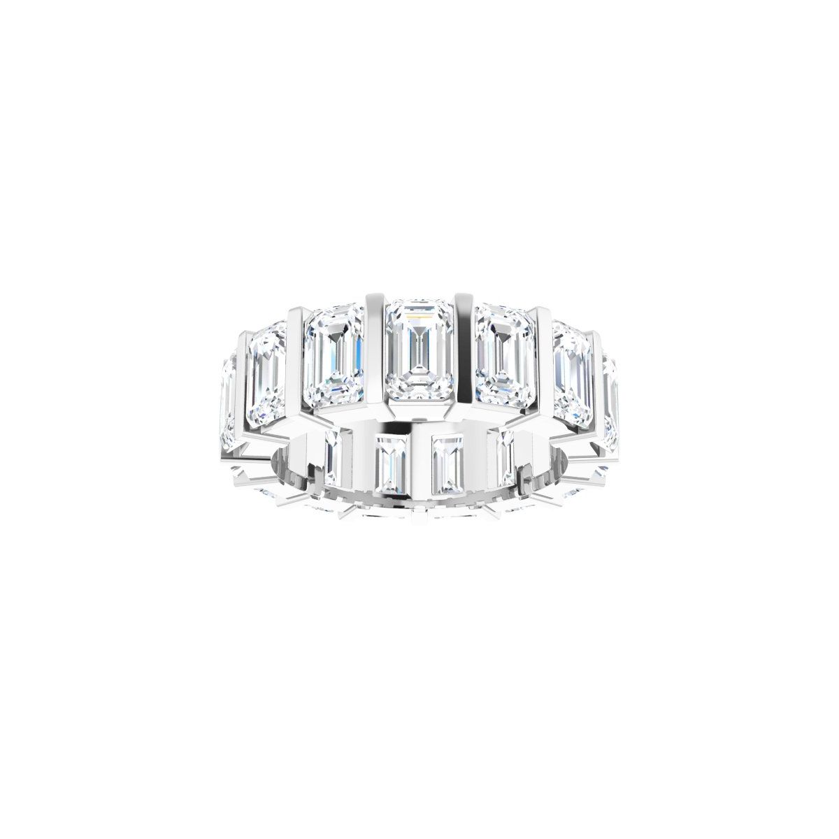 9 CTW Lab-Grown Diamond Eternity Band