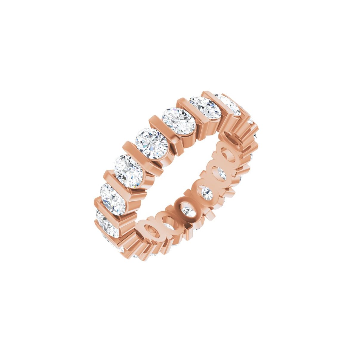 2 3/4 CTW Lab-Grown Diamond Eternity Band in 14k rose gold