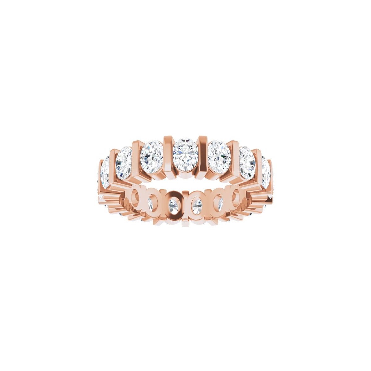 2 3/4 CTW Lab-Grown Diamond Eternity Band in 14k rose gold