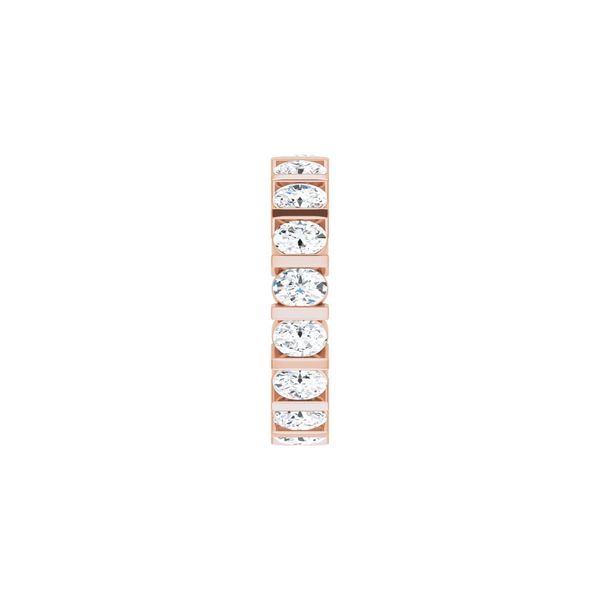 2 3/4 CTW Lab-Grown Diamond Eternity Band in 14k rose gold