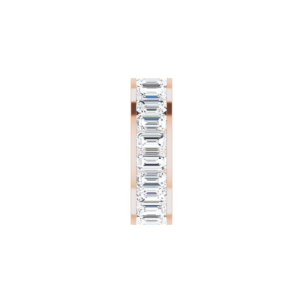 7 3/4 CTW Natural Diamond Eternity Band in 14k rose gold
