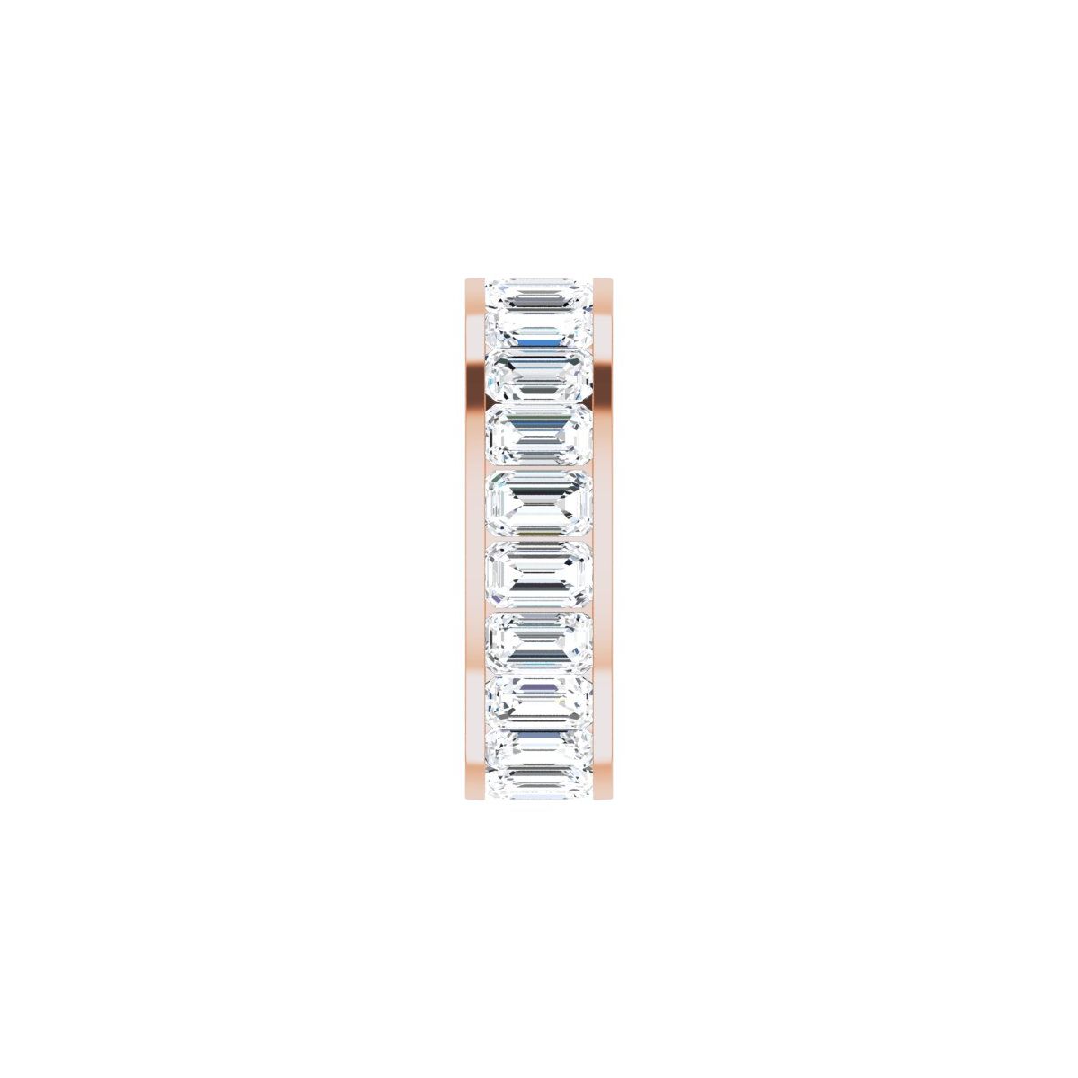 7 3/4 CTW Natural Diamond Eternity Band in 14k rose gold