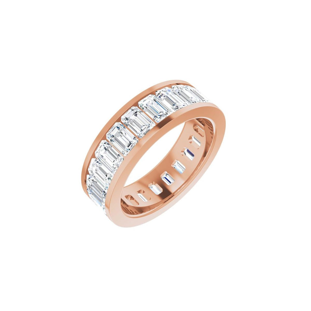 7 3/4 CTW Natural Diamond Eternity Band in 14k rose gold