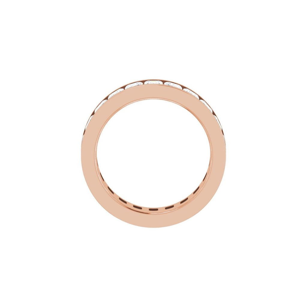 7 3/4 CTW Natural Diamond Eternity Band in 14k rose gold