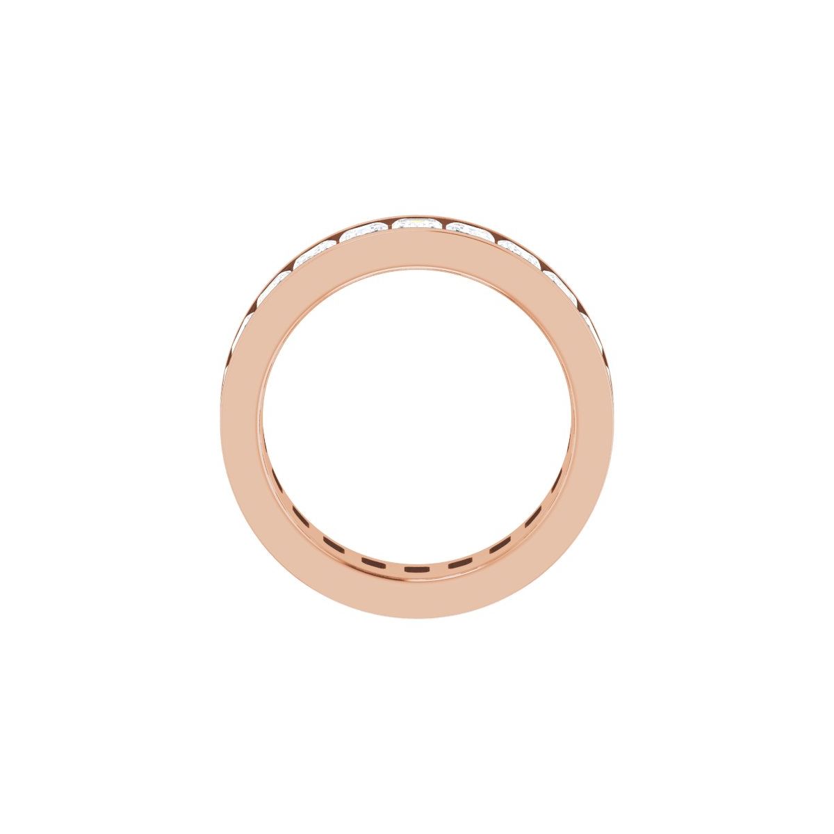 7 3/4 CTW Natural Diamond Eternity Band in 14k rose gold