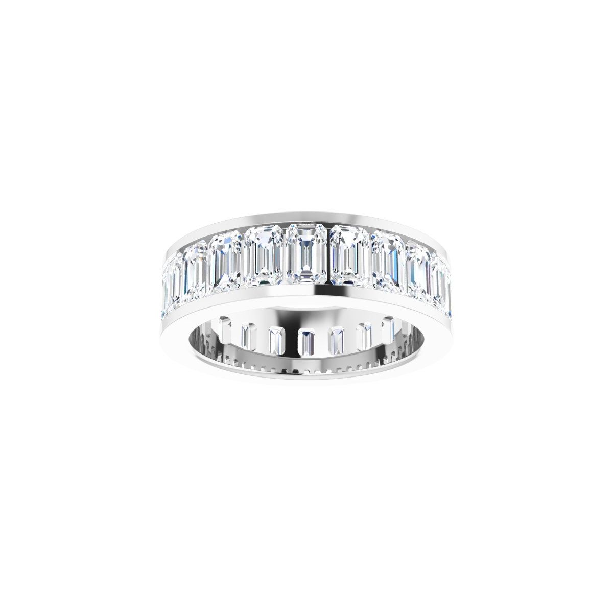 7 3/4 CTW Natural Diamond Eternity Band in 14k white gold