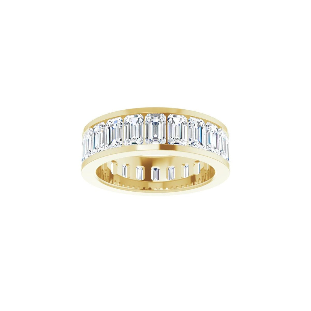 7 3/4 CTW Natural Diamond Eternity Band in 14k yellow gold