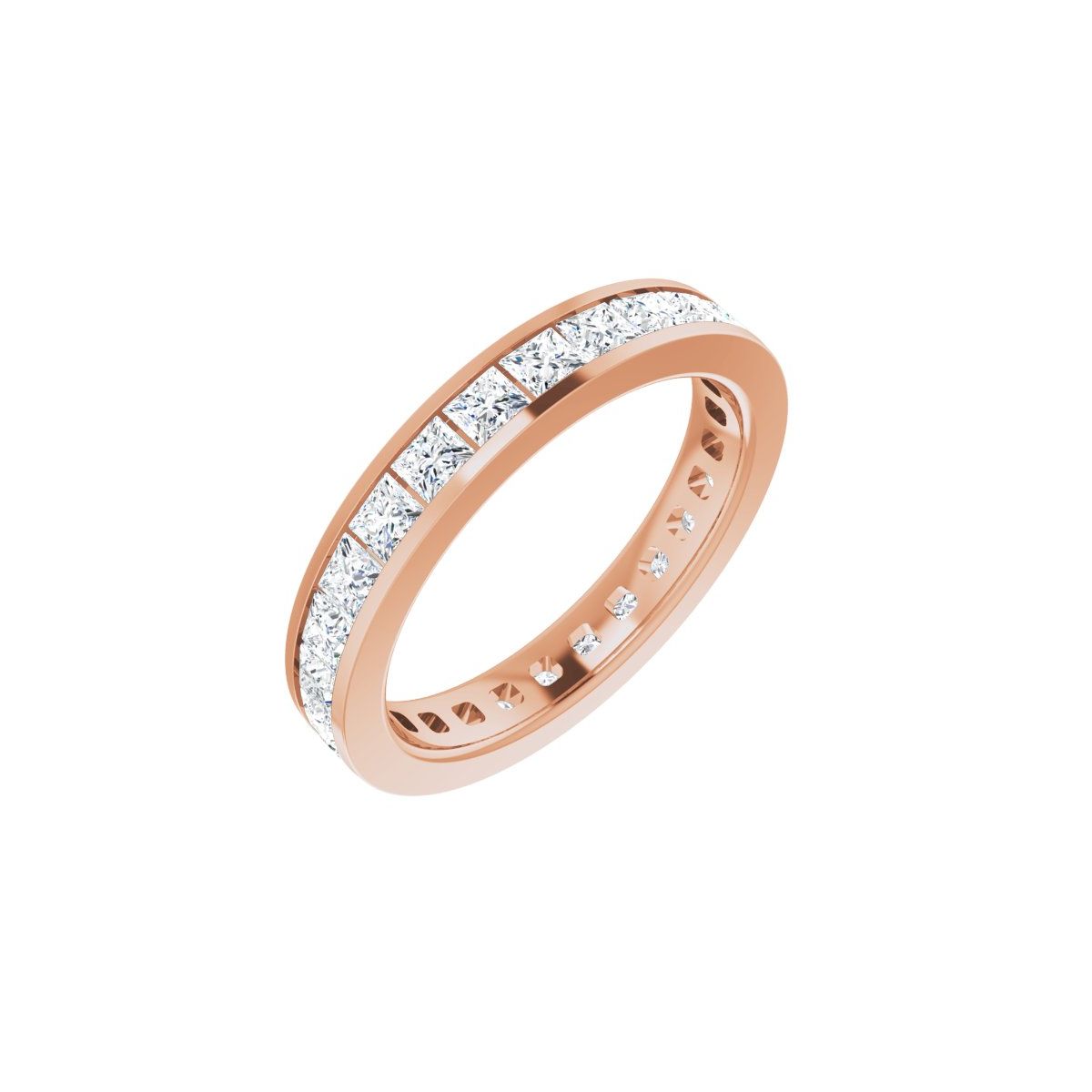 2 1/3 CTW Lab-Grown Diamond Eternity Band in 14k rose gold