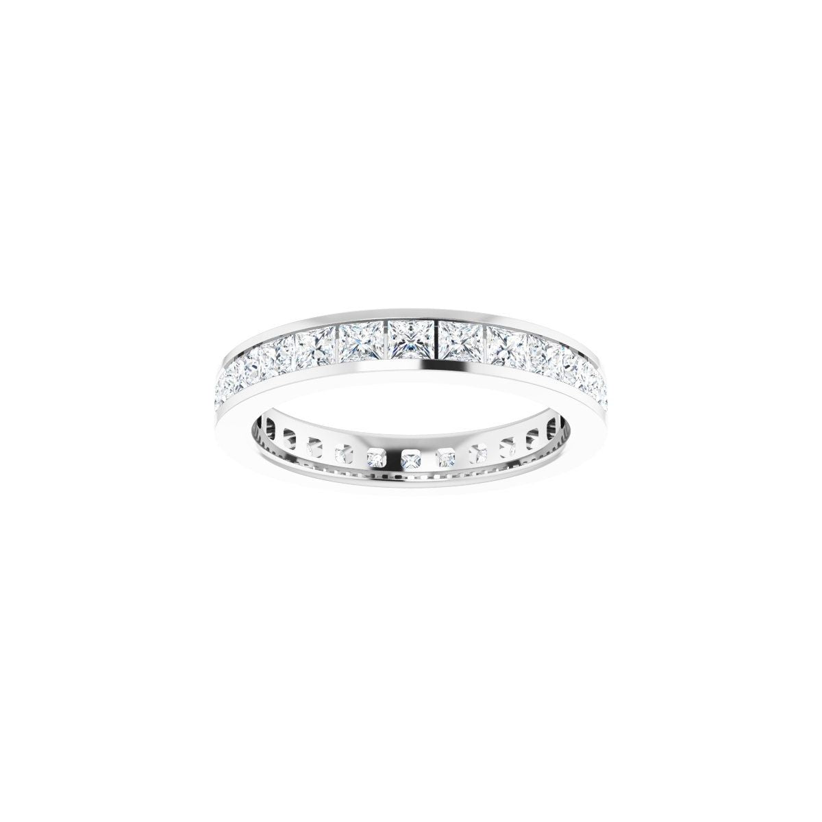 2 1/3 CTW Lab-Grown Diamond Eternity Band in 14k white gold