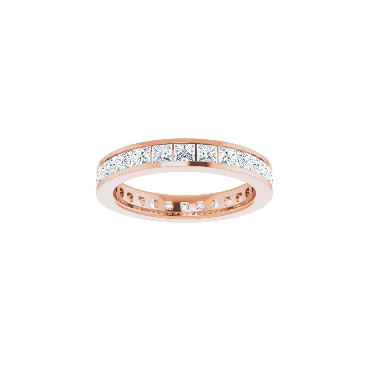 2 1/3 CTW Lab-Grown Diamond Eternity Band in 14k rose gold