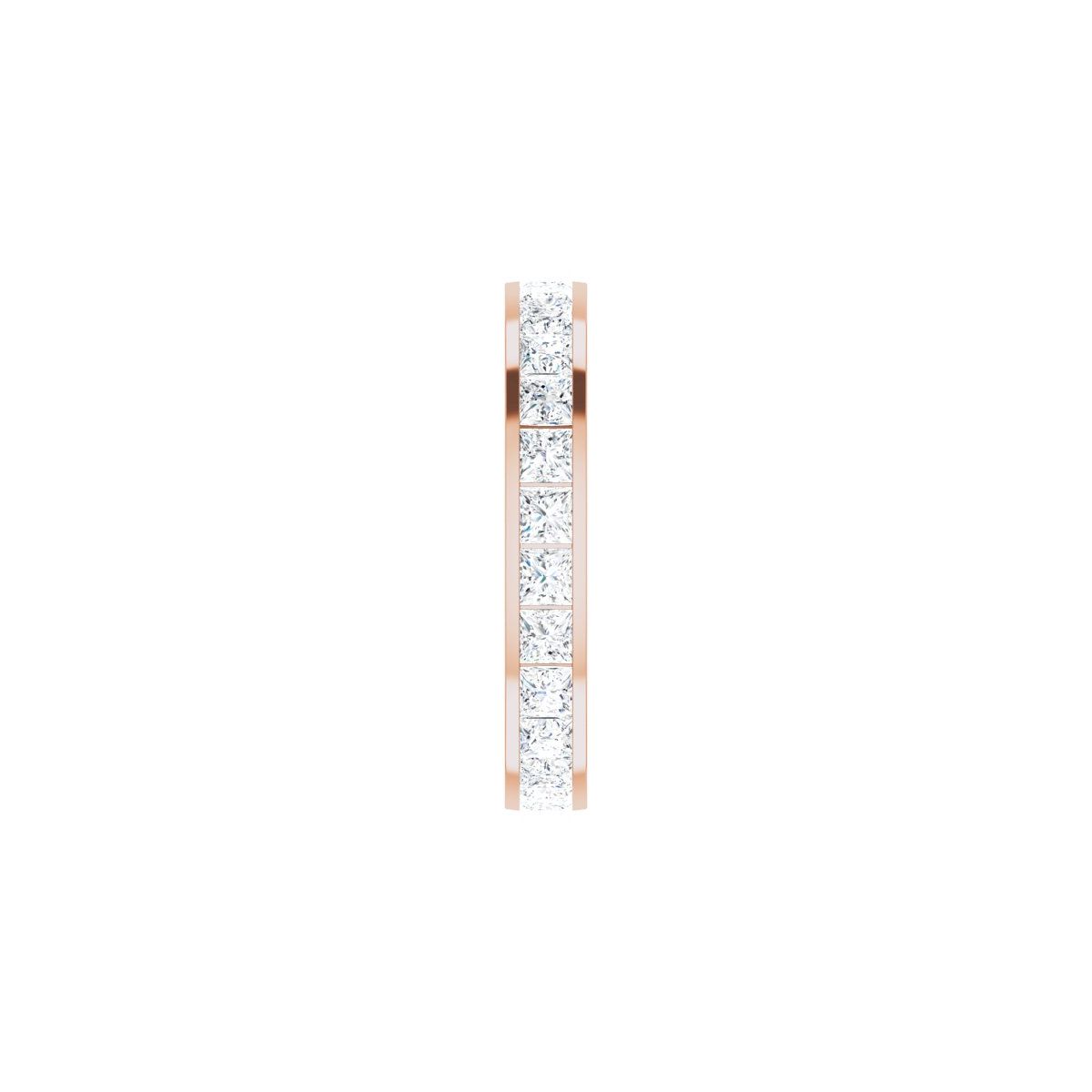 2 1/3 CTW Lab-Grown Diamond Eternity Band in 14k rose gold