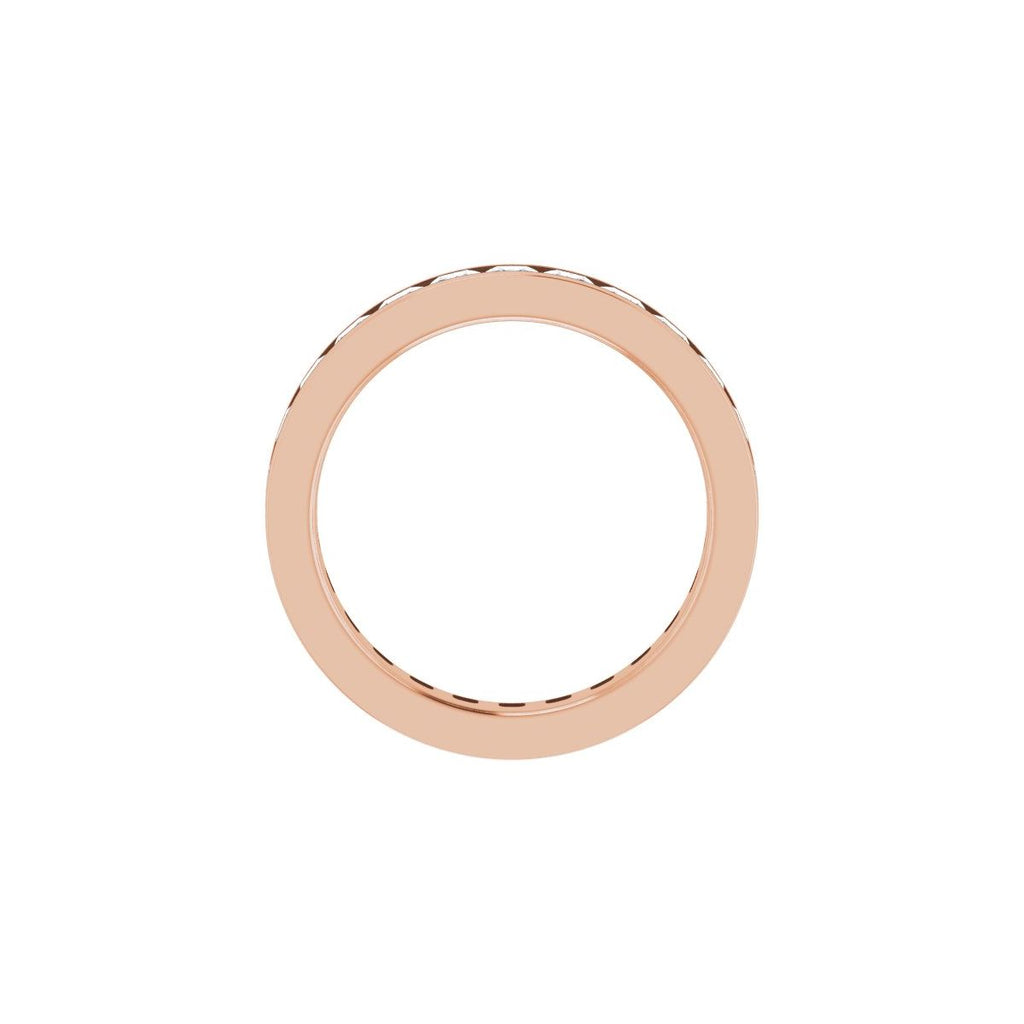 2 1/3 CTW Lab-Grown Diamond Eternity Band in 14k rose gold