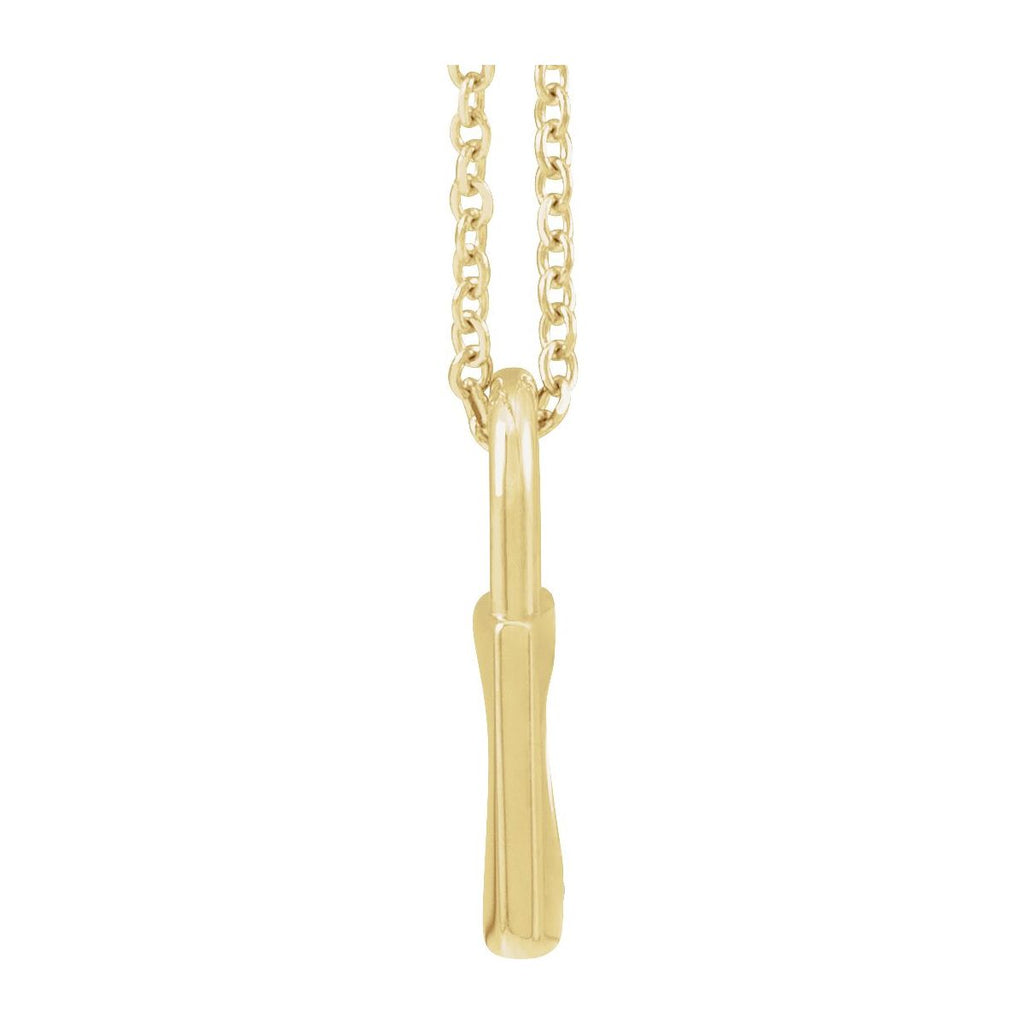 13.6x9 mm Cutout Heart Lock Necklace in 14k yellow gold