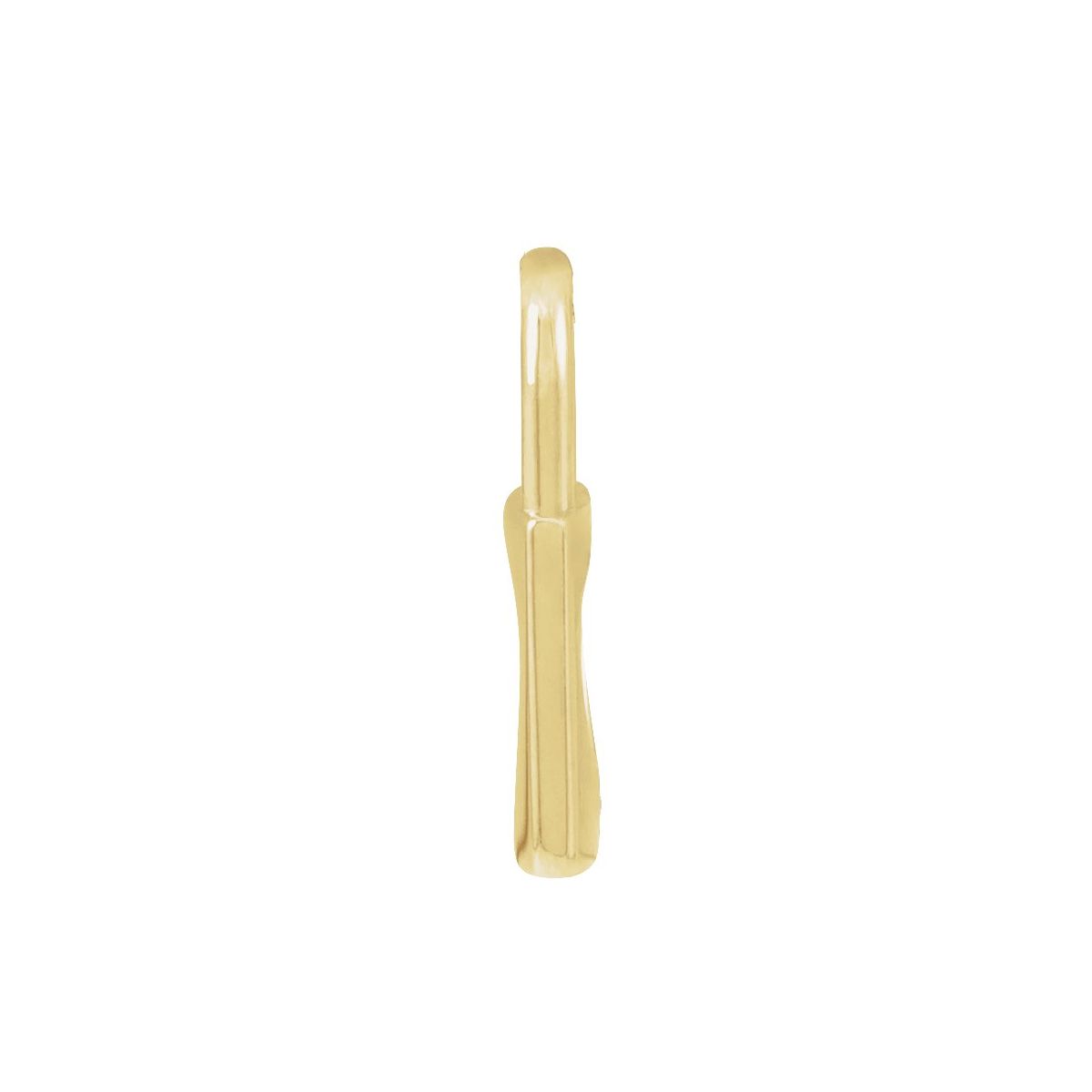13.6x9 mm Cutout Heart Lock Pendant in 14k yellow gold