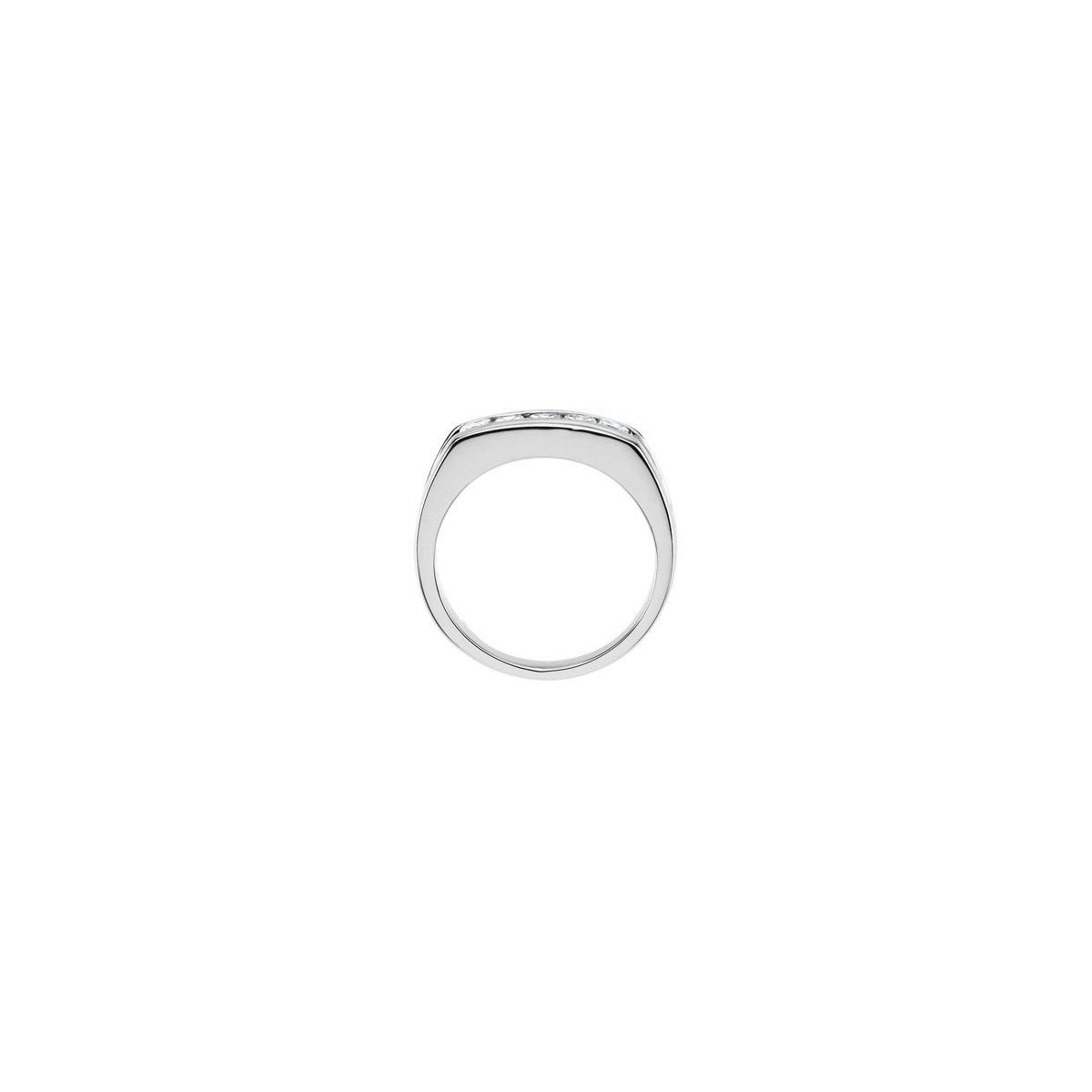 3/4 CTW Natural Diamond Five-Stone Ring in platinum