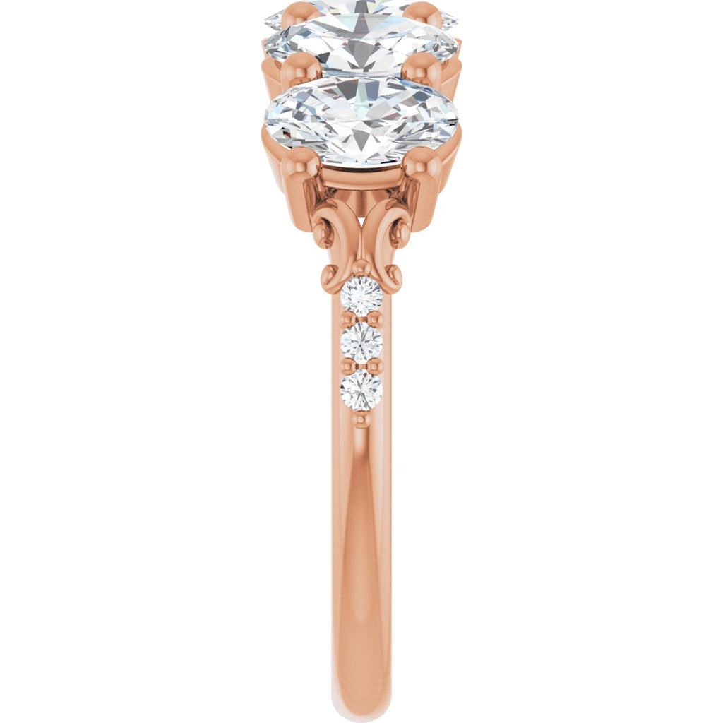 1 9/10 CTW Natural Diamond Anniversary Band in 14k rose gold