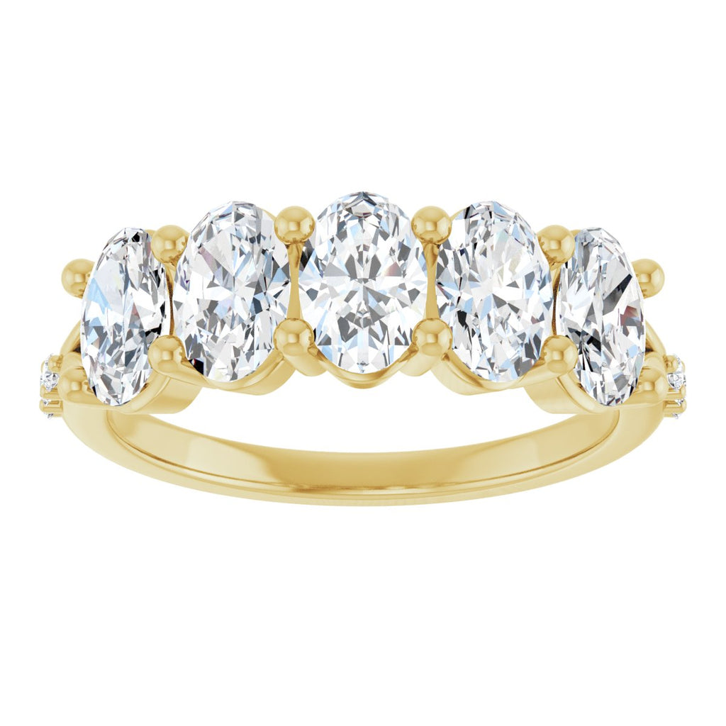 1 9/10 CTW Natural Diamond Anniversary Band in 14k yellow gold