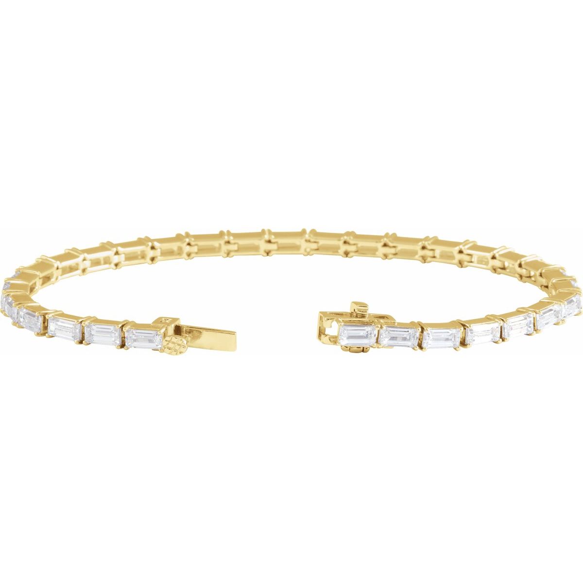 6 1/5 CTW Lab-Grown Diamond Bracelet in 14k yellow gold