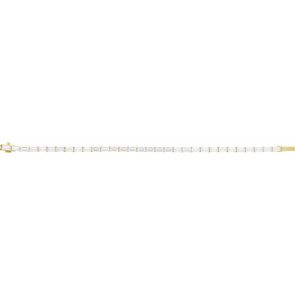 6 1/5 CTW Lab-Grown Diamond Bracelet in 14k yellow gold