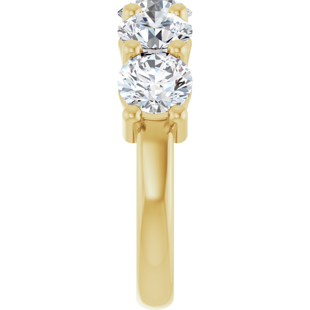 4 CTW Natural Diamond Anniversary Band in 14k yellow gold