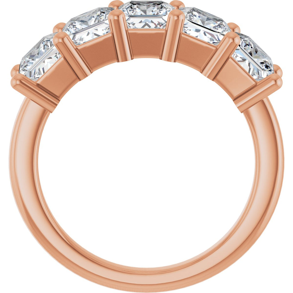 2 1/3 CTW Natural Diamond Anniversary Band in 14k rose gold