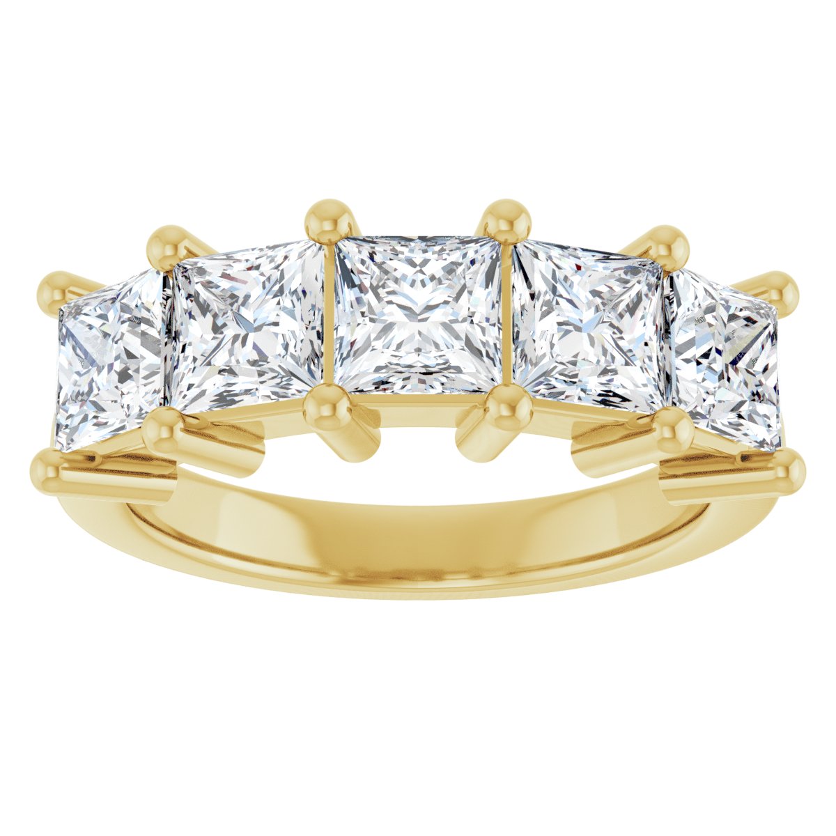 2 1/3 CTW Natural Diamond Anniversary Band in 14k yellow gold
