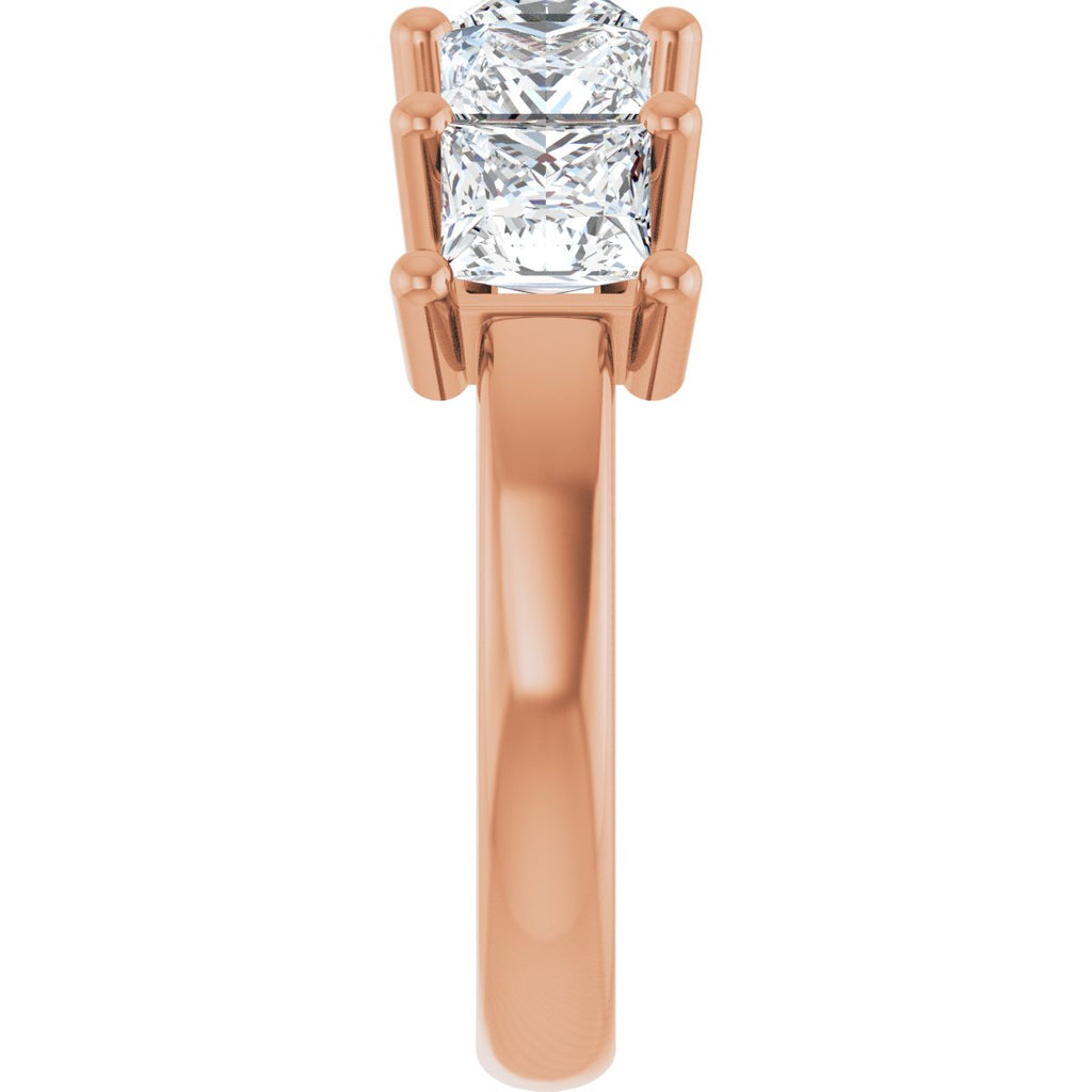 2 1/3 CTW Natural Diamond Anniversary Band in 14k rose gold