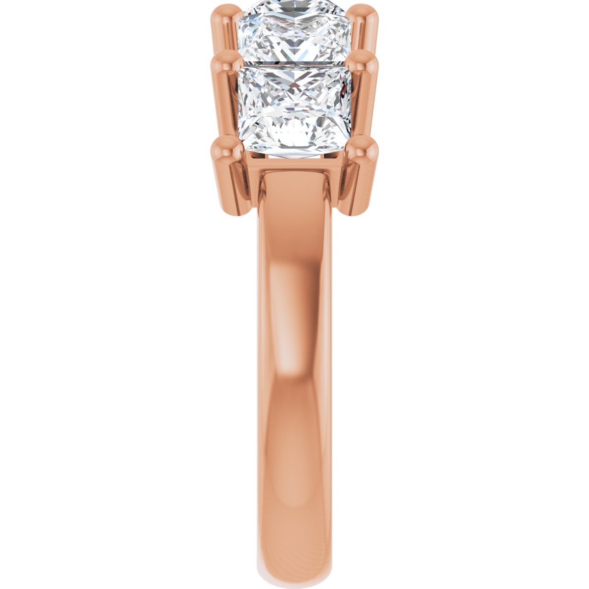 2 1/3 CTW Natural Diamond Anniversary Band in 14k rose gold