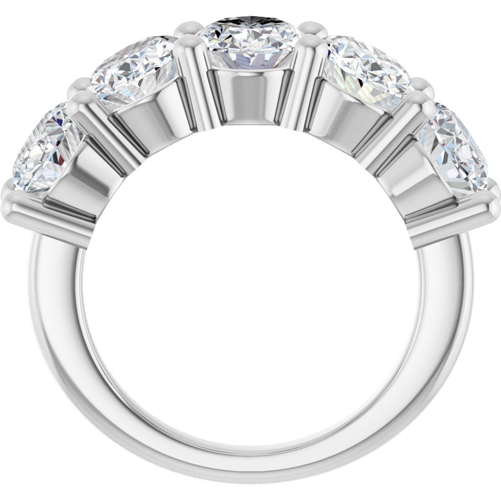5 1/2 CTW Lab-Grown Diamond Anniversary Band in 14k white gold