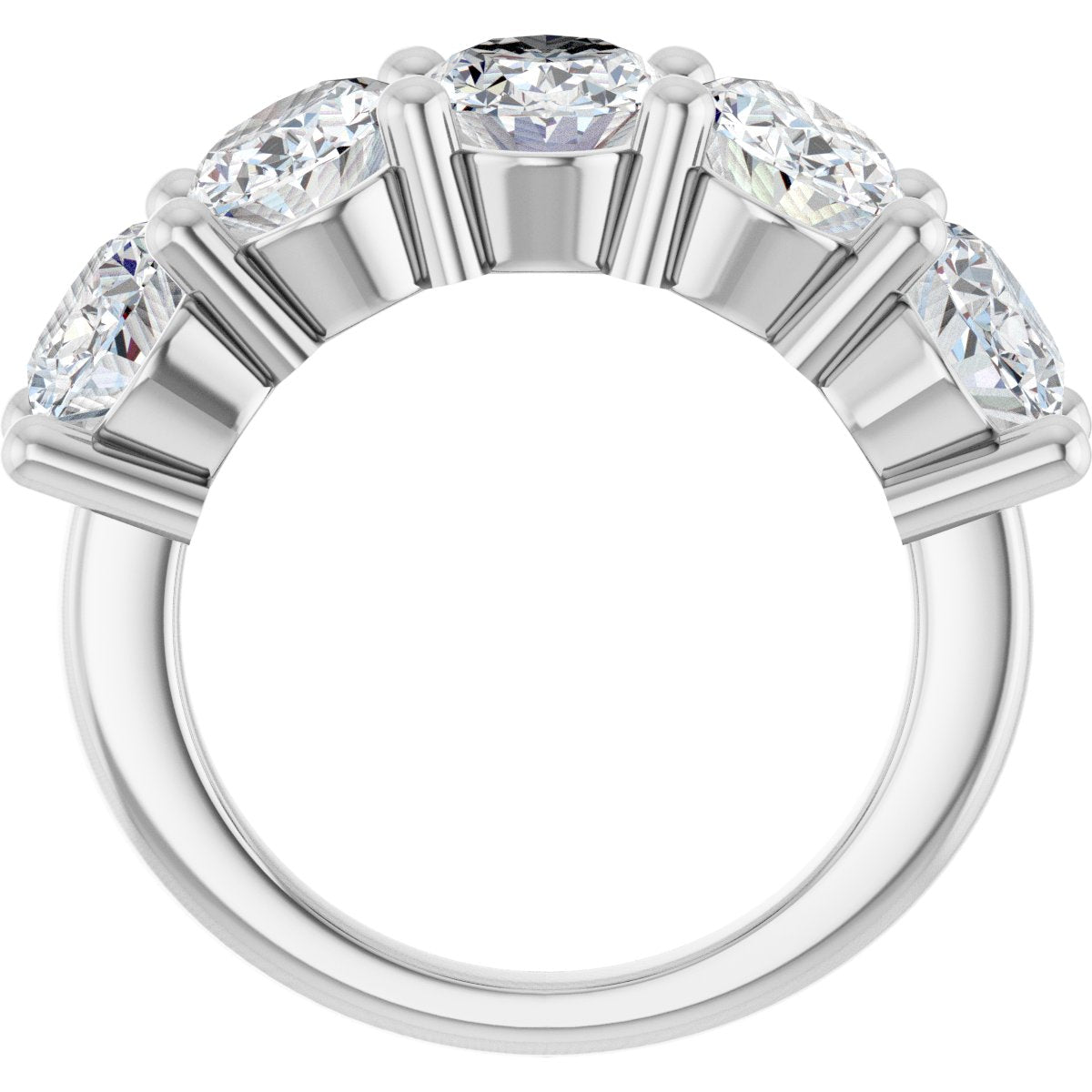 5 1/2 CTW Lab-Grown Diamond Anniversary Band in 14k white gold