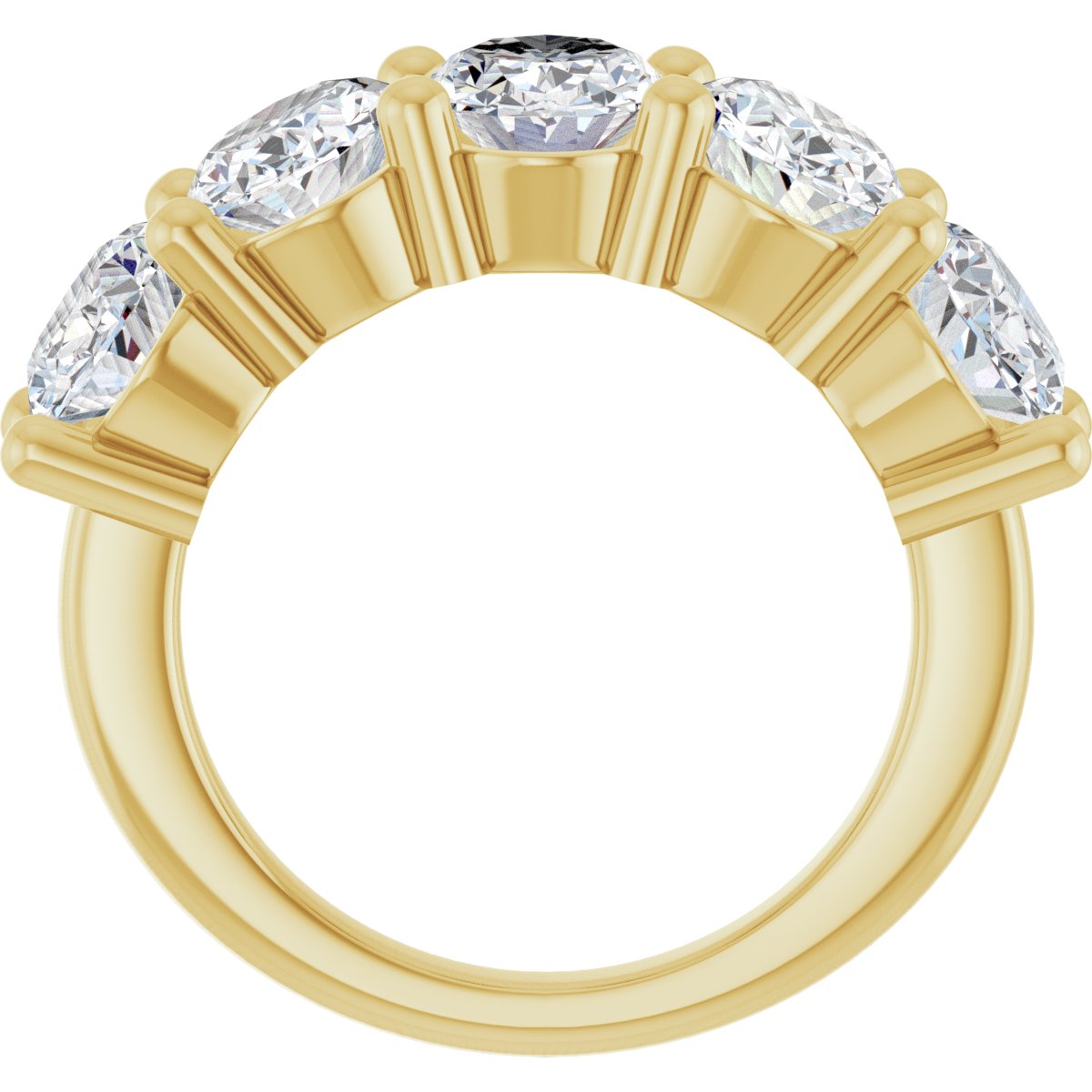 5 1/2 CTW Lab-Grown Diamond Anniversary Band in 14k yellow gold