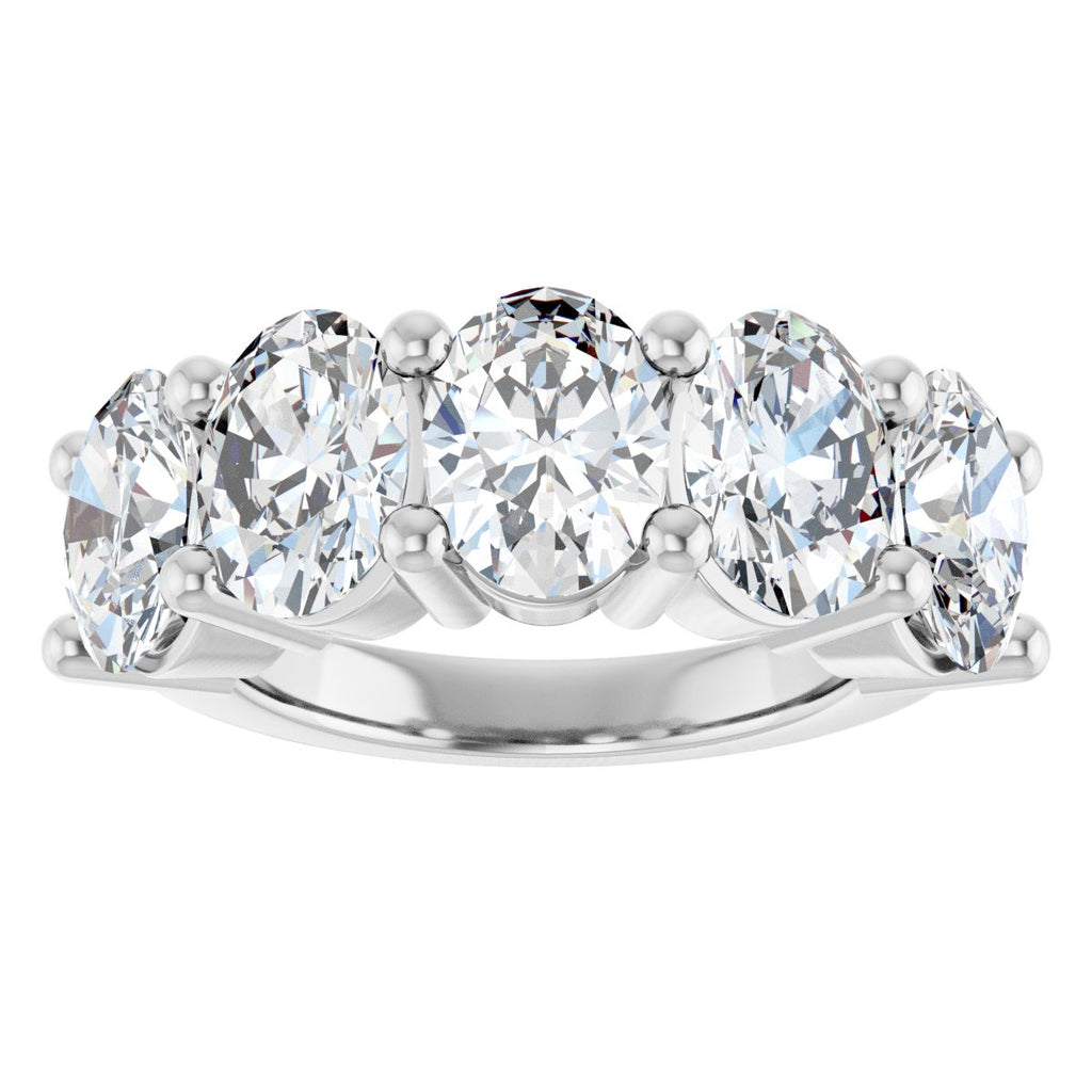 5 1/2 CTW Lab-Grown Diamond Anniversary Band in 14k white gold