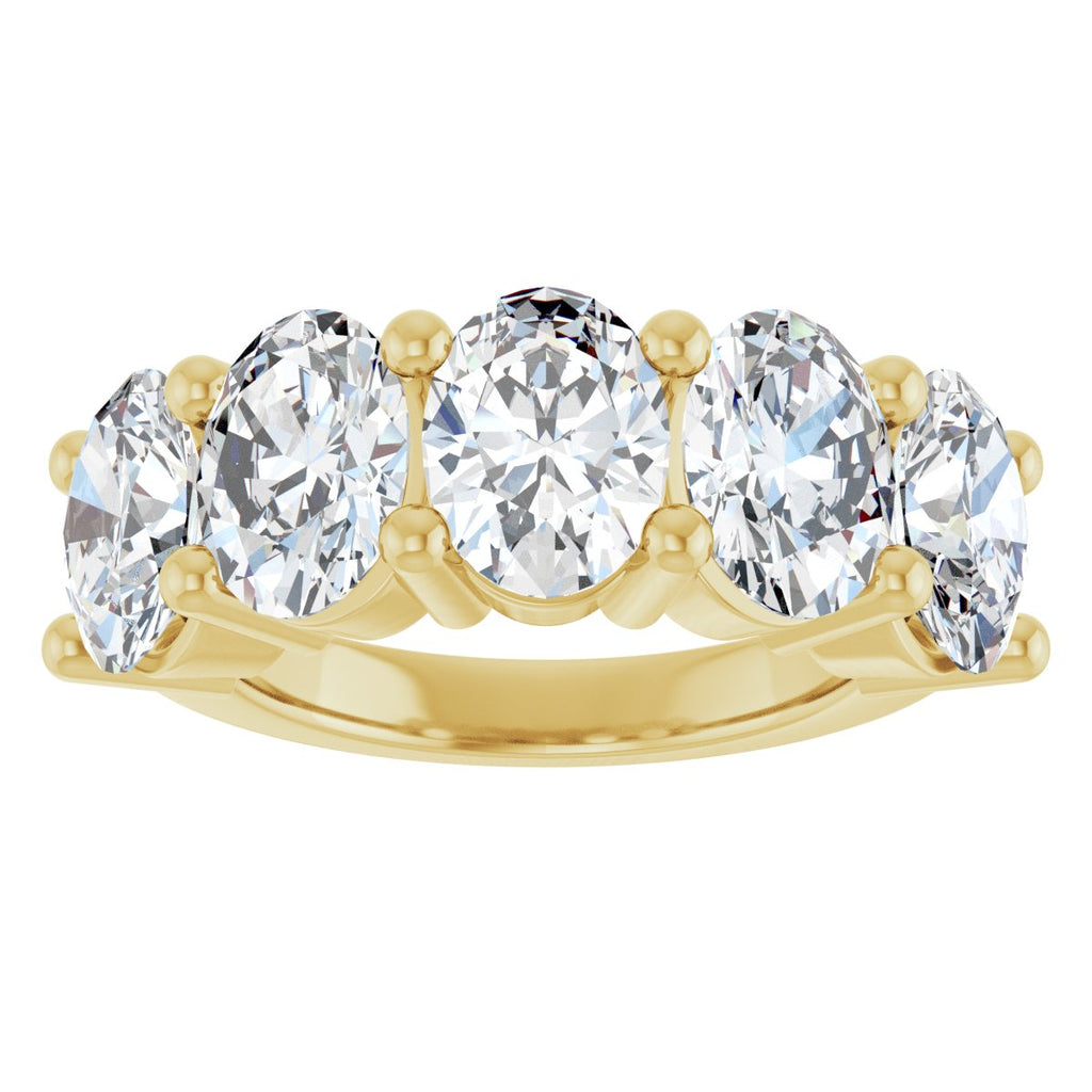 5 1/2 CTW Lab-Grown Diamond Anniversary Band in 14k yellow gold