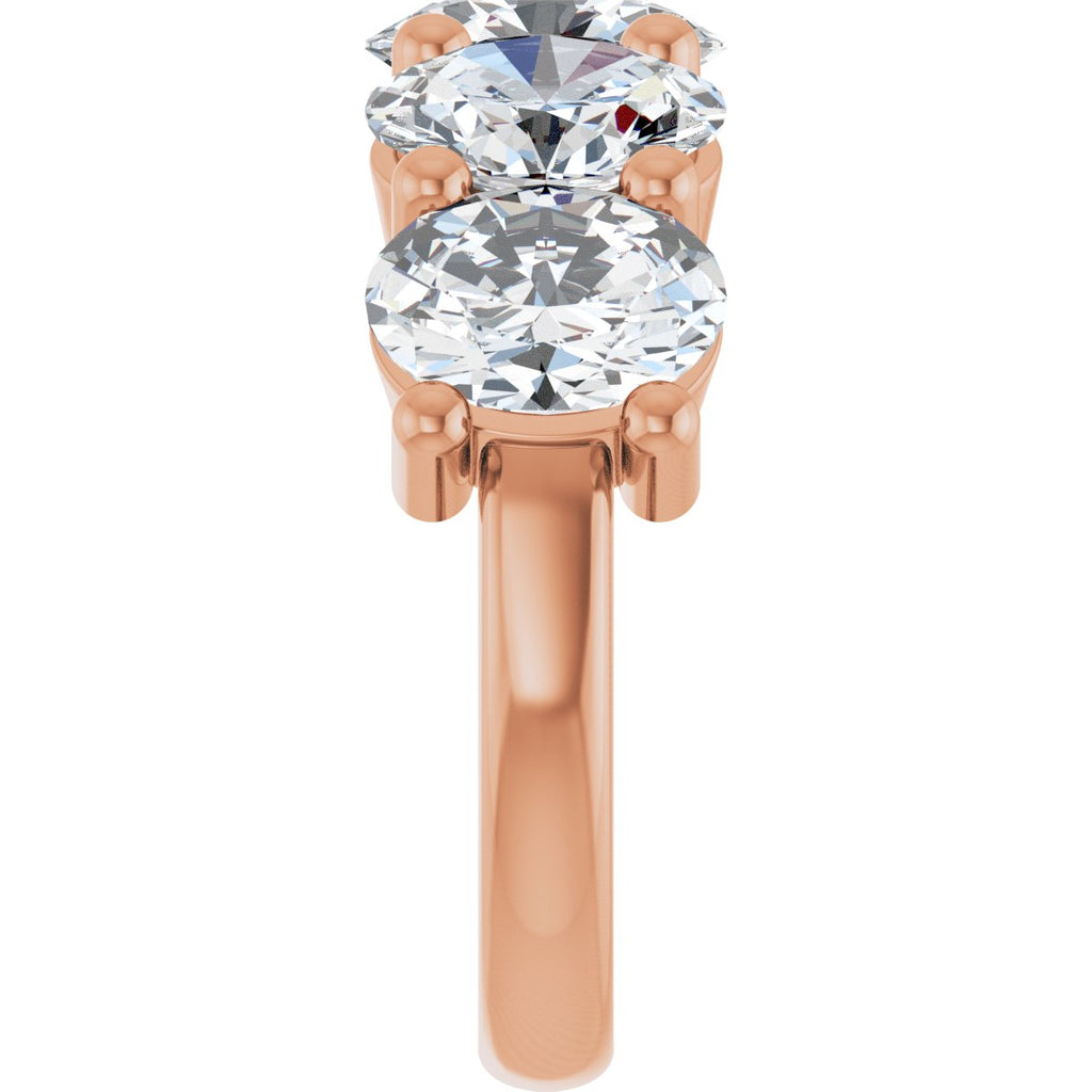 5 1/2 CTW Lab-Grown Diamond Anniversary Band in 14k rose gold