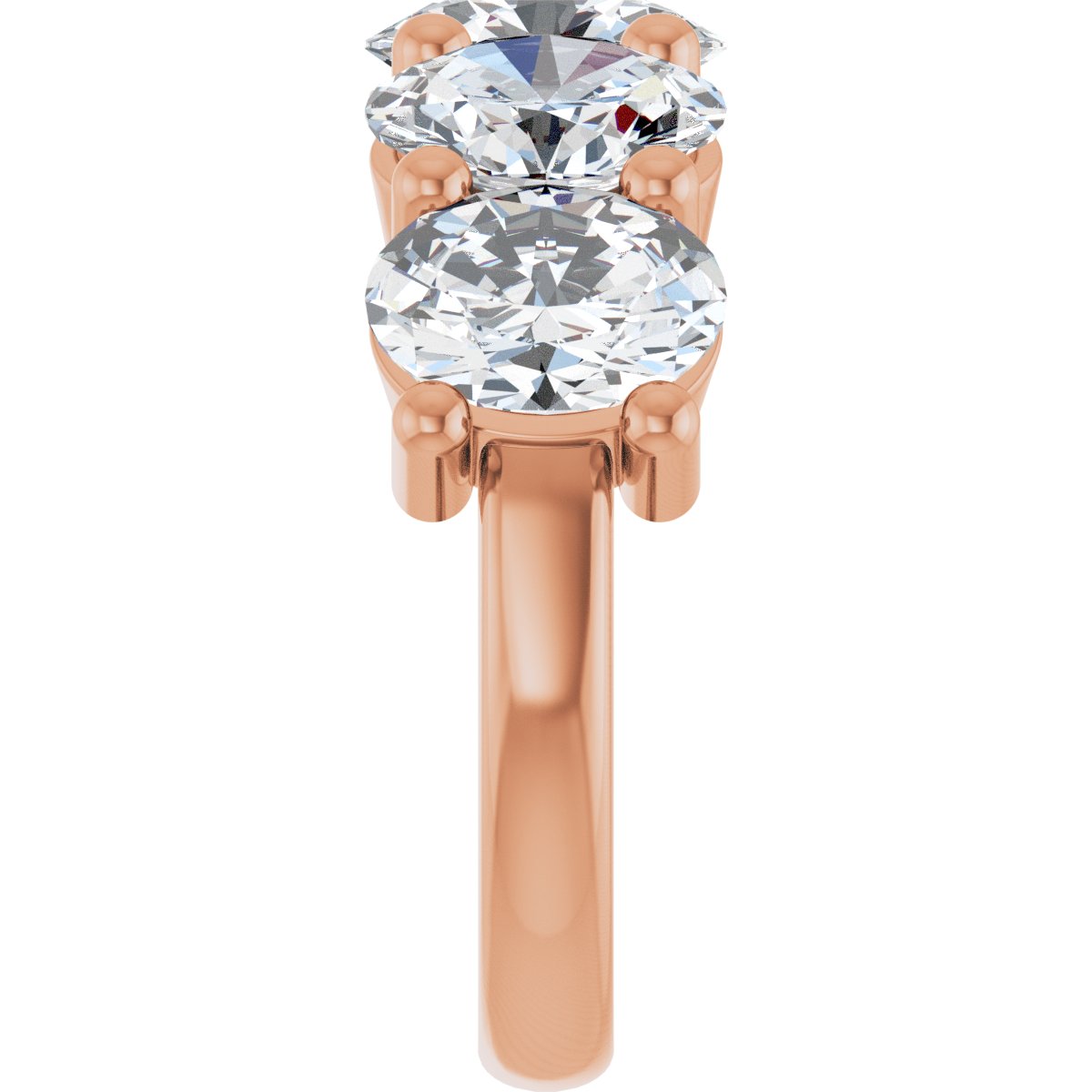 5 1/2 CTW Lab-Grown Diamond Anniversary Band in 14k rose gold