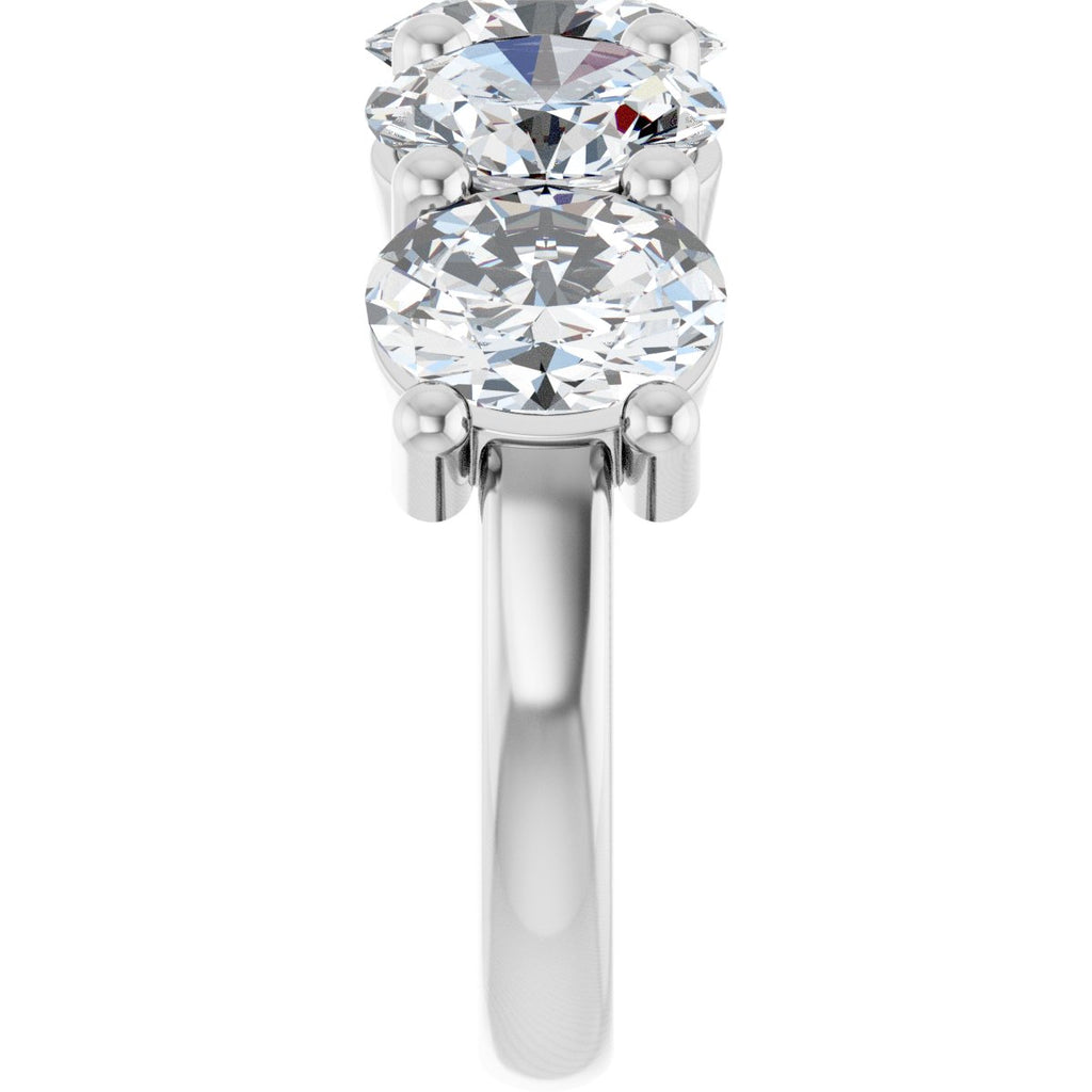 5 1/2 CTW Lab-Grown Diamond Anniversary Band in 14k white gold