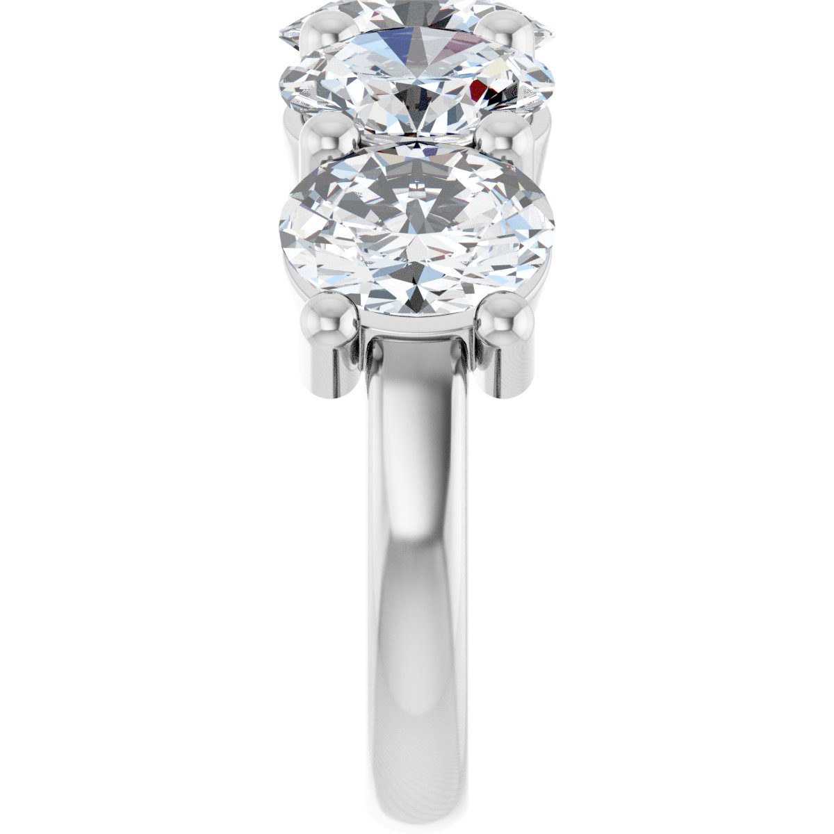 5 1/2 CTW Lab-Grown Diamond Anniversary Band in 14k white gold