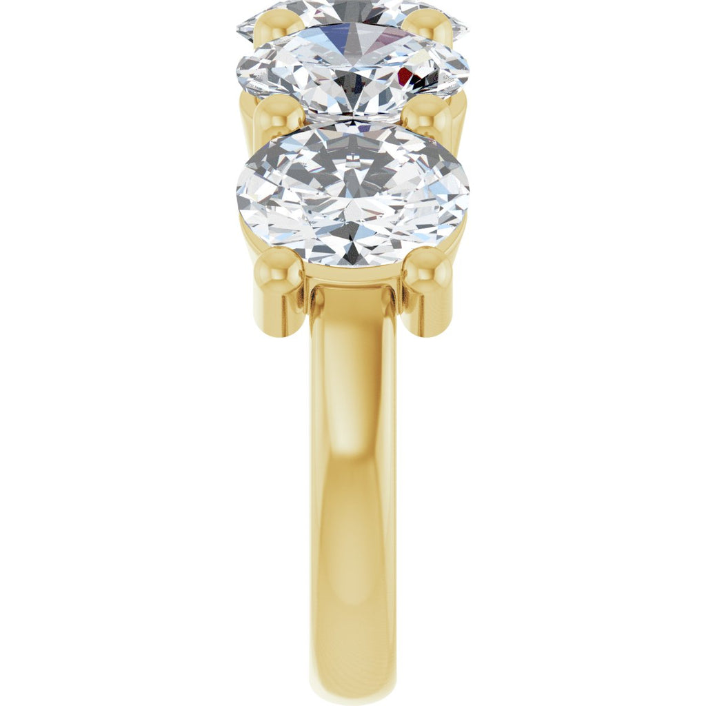 5 1/2 CTW Lab-Grown Diamond Anniversary Band in 14k yellow gold