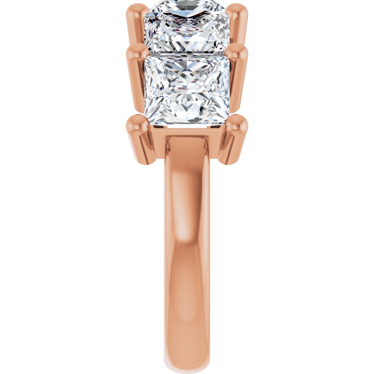 5 CTW Lab-Grown Diamond Anniversary Band in 14k rose gold