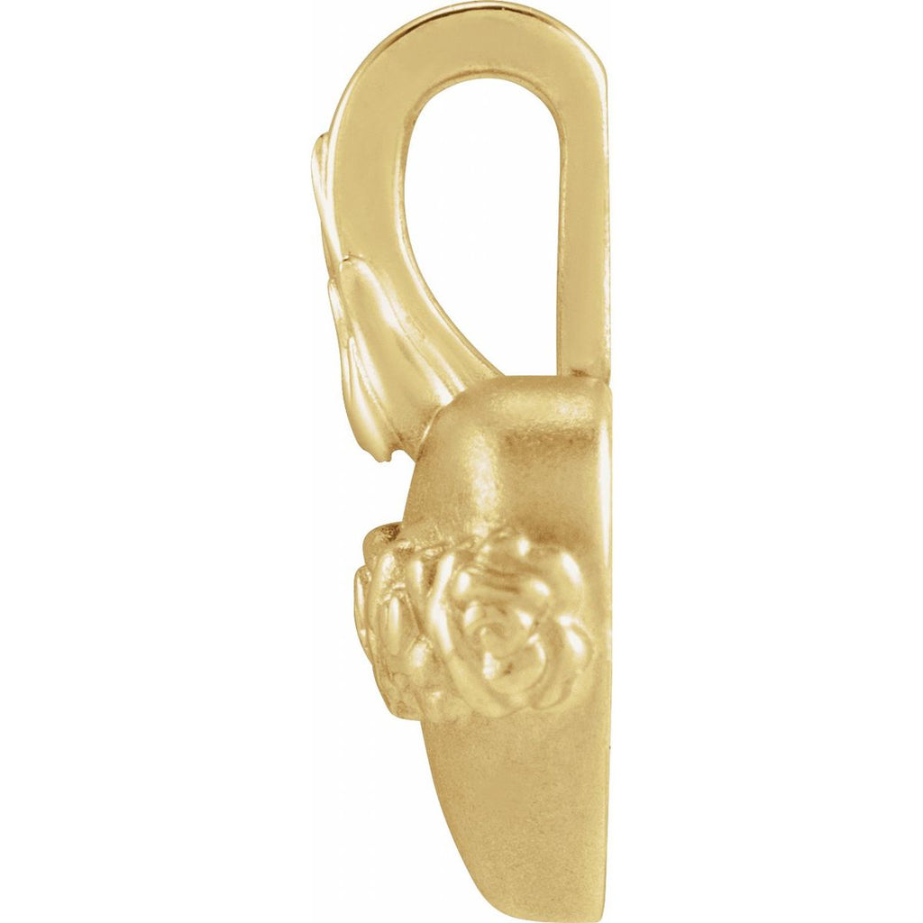 Immaculate Heart Of Mary Pendant in 14k yellow gold