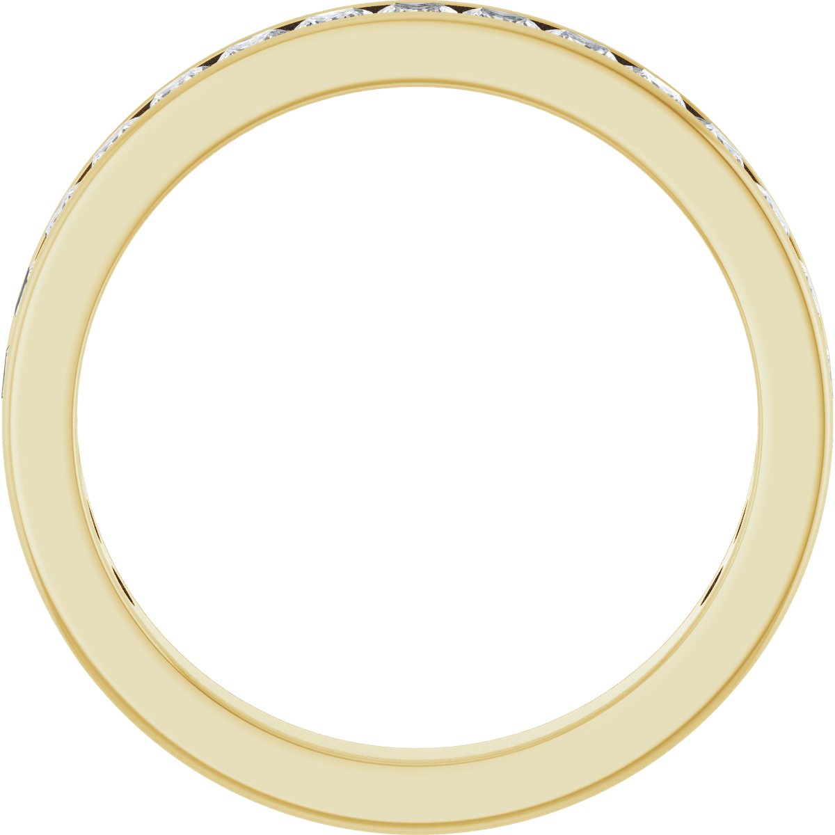 3 3/8 CTW Natural Diamond Anniversary Band in 14k yellow gold