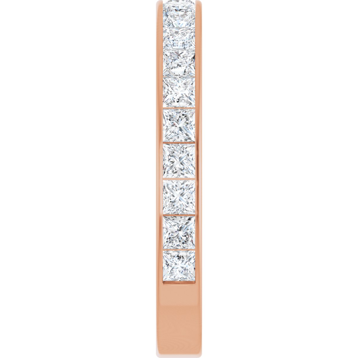 3 3/8 CTW Natural Diamond Anniversary Band in 14k rose gold