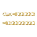 7 mm Curb Chain in 14k yellow gold