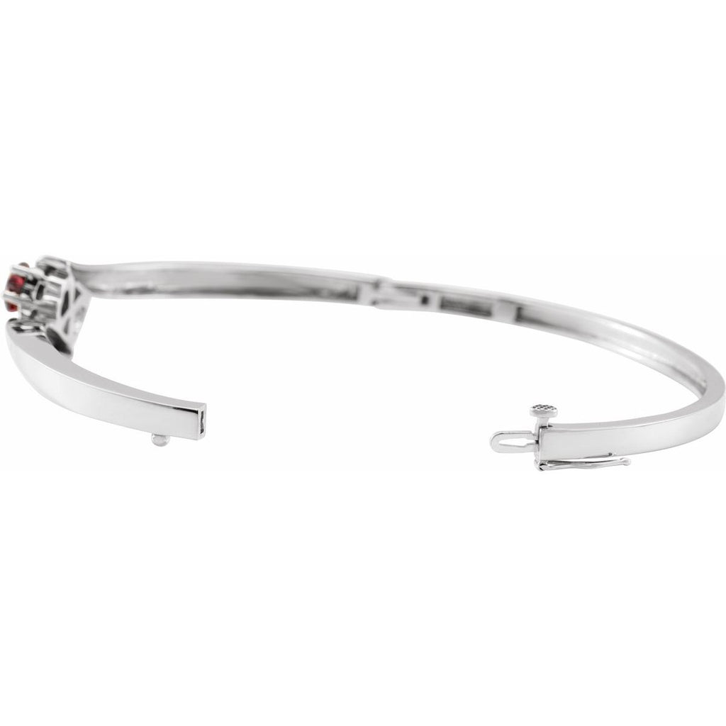 Heart Love Bangle™ Engravable Family Bracelet