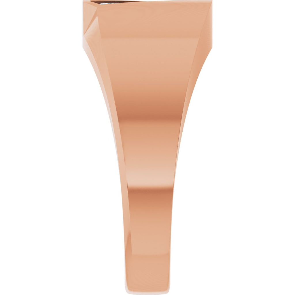 1/2 CTW Lab-Grown Diamond Band in 14k rose gold